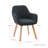 Daquaries 19'' H Upholstered Beech Armchair-1093262135