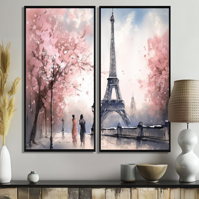 Chef-d'œuvre de la Tour Eiffel I - Art mural traditionnel