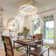 Nubble 20" Boho Caged Ceiling Fan with Lights Flush Mount, Low Profile Rattan Ceiling Fans