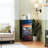 4 Drawer Dresser for Bedroom, Narrow Chest of Drawers, Wooden Top and Study Iron Frame 18"x37.5"-(WxH)