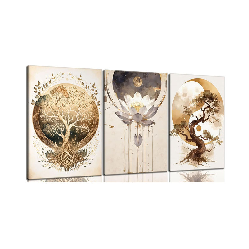 3 Piece Wrapped Canvas Print