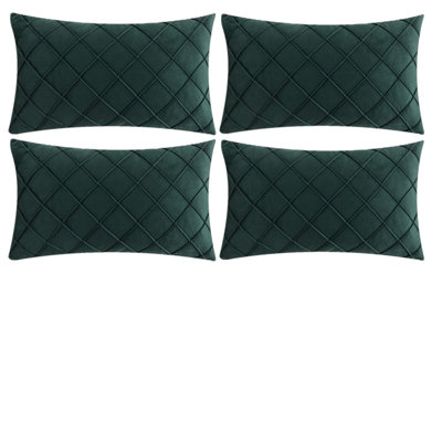 HCN_Set de 4 coussins décoratifs en velours