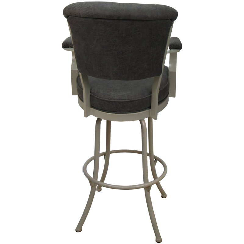 Tabouret pivotant très haut Jigna, Wapiti / beige