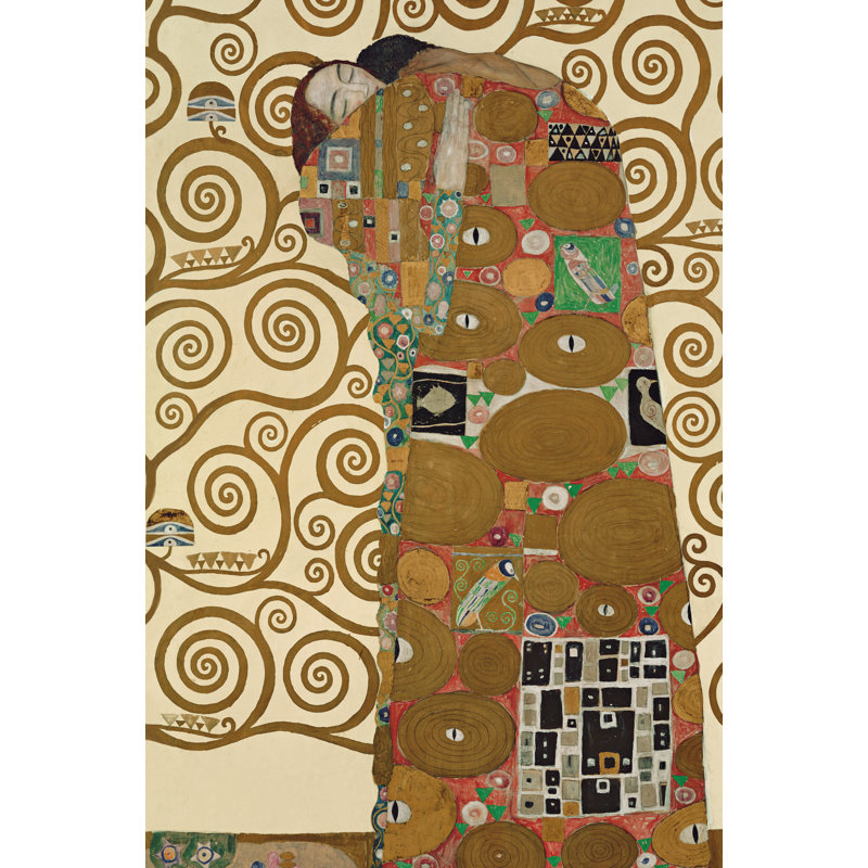 Die Erfllung by Gustav Klimt - Wrapped Canvas Print, 91cm H x 61cm W