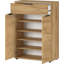 Foote 15 Pair Shoe Storage Cabinet-460557901