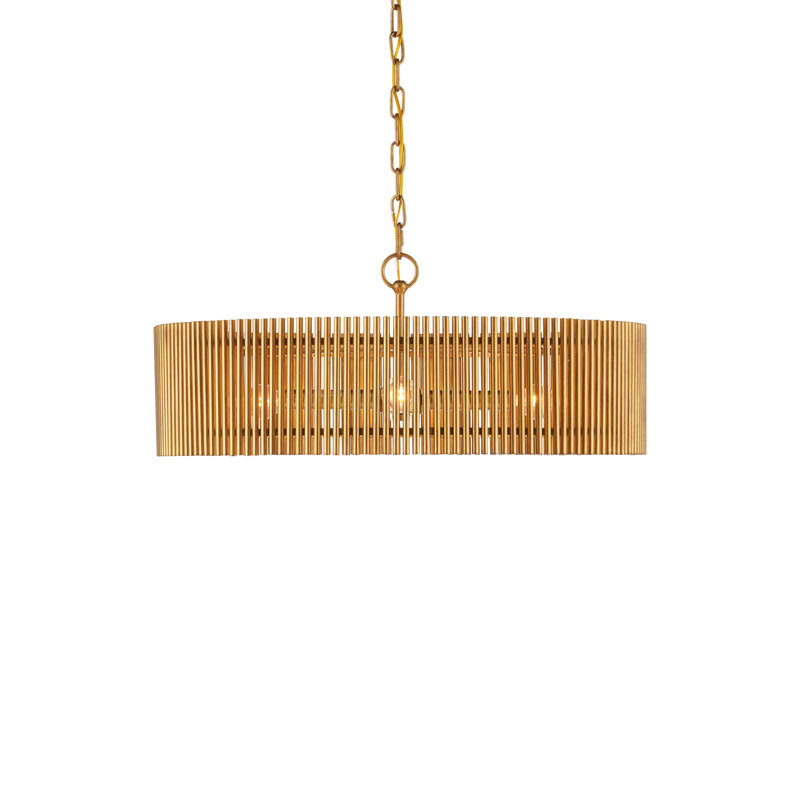 4 - Light Drum LED Chandelier