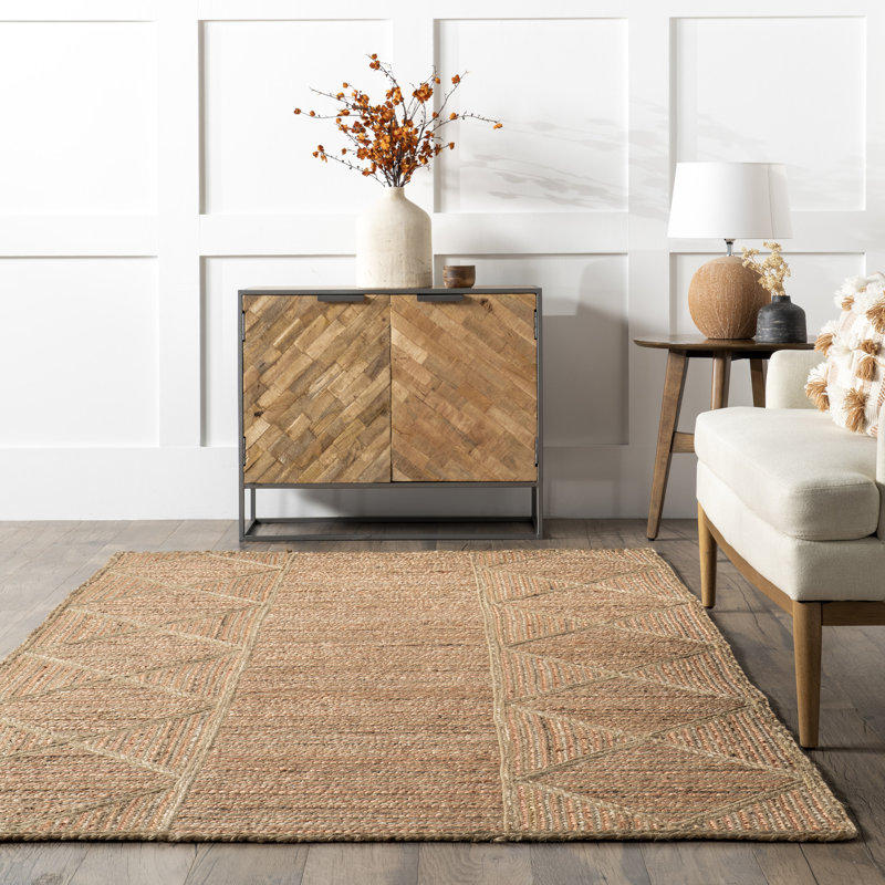 Tapis en jute Errika, Rectangle de 5 pi x 8 pi