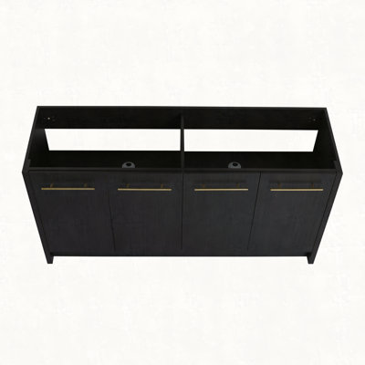 60 Inch Freestanding Bathroom Vanity (Without Top Sink)