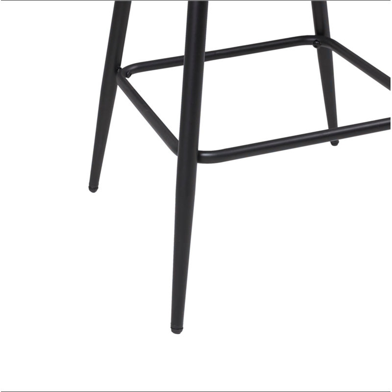 Tabouret de comptoir pivotant en similicuir
