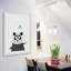 'Panda Flower' Painting Print-18876115