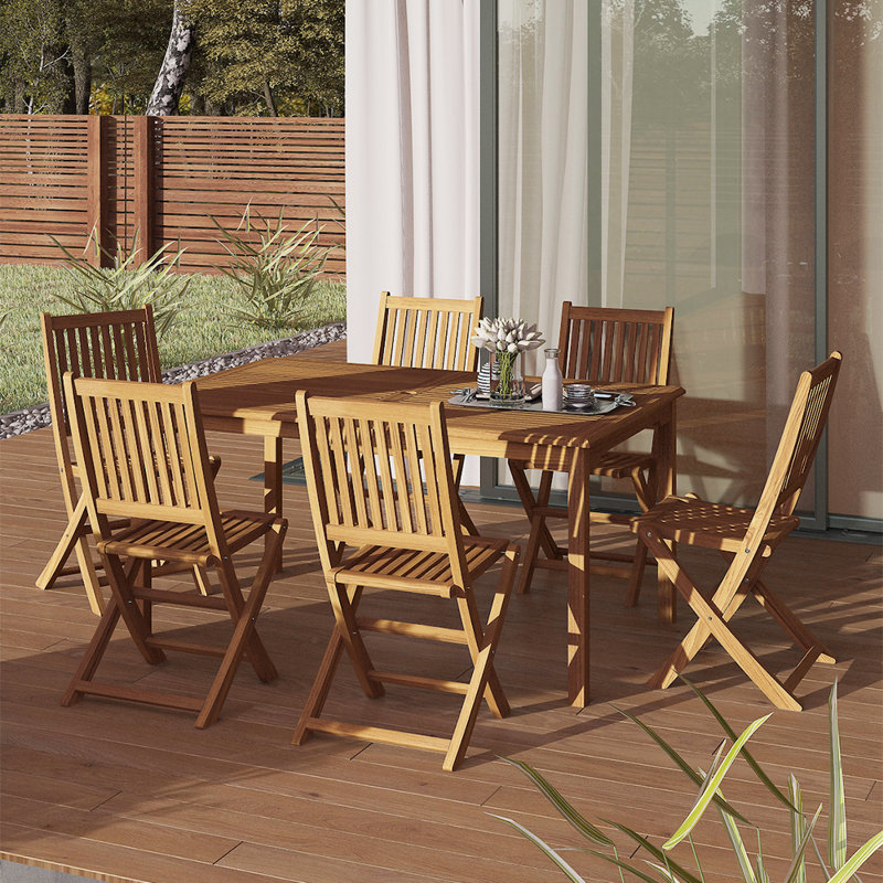 Ensemble repas 7 pièces Ervine International Home
