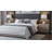 Tropea 31 in. Blue & White Glass Table Lamp