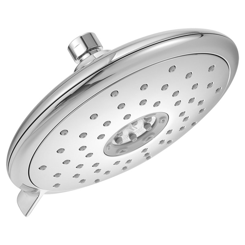 Pomme de douche fixe 4 fonctions American Standard Spectra 2,5 pouces par minute, Chrome poli