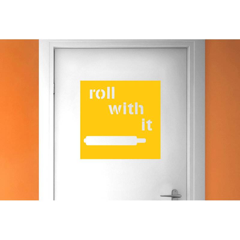 Wall Decal, Dark Yellow