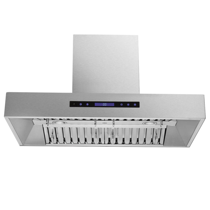 1100 CFM Ducted Island Range Hood in Brushed stainless steel, 36"