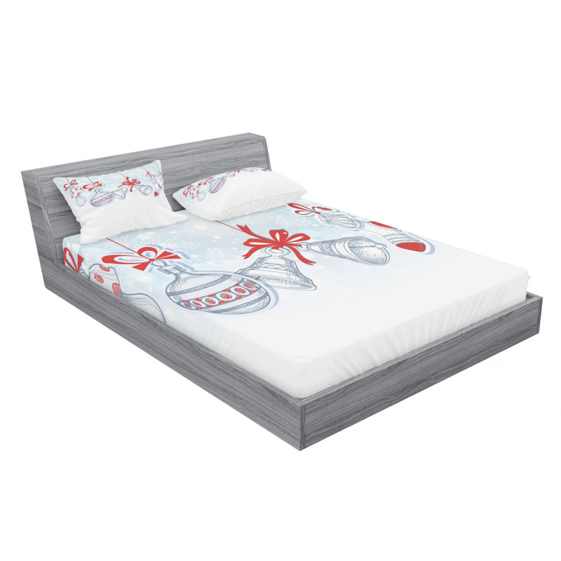 Microfiber Sheet Set, Full Sheet Set with Fitted Sheet