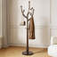 Ameeta 8-Hook Solid Wood Coat Rack-510338983