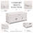 Linen Blend Upholstered Storage Bench-498423903