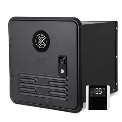 Chauffe-eau sans réservoir 12V 12 V DC 65 000 BTU, eau chaude instantanée sur demande avec télécommande, 15 x 15 po