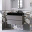 Meuble-lavabo simple 35,8 po avec surface solide Sibin-228556471-228556468