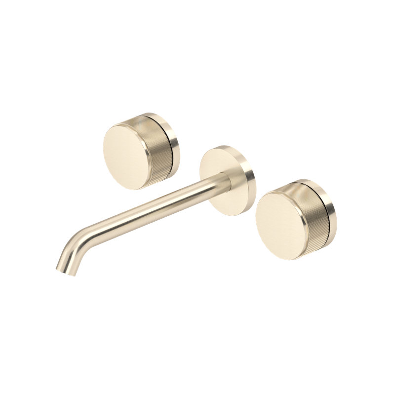 Amahle Wall Mounted Bathroom Faucet, Satin Nickel