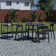 COSCO 4 - Person Round Outdoor Dining Set with Bar Cart