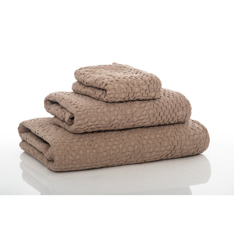 Wild Waffle Waffle Bath Sheet, Stone