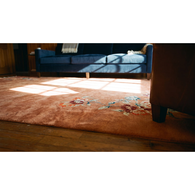 Tapis antique en laine Art Deco