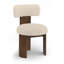 Chaise rembourrée en cuir végétalien Atelier beige-1792616498-1792616499