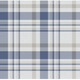 Spring Blossom Check Plaid Design 33' L x 21" W Wallpaper Roll