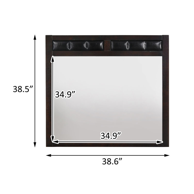 Miroir rectangulaire pour commode Hamelin