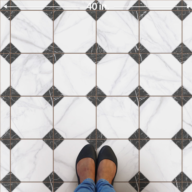 Merzoni Yard 17-7/8 In. X 17-7/8 In. Porcelain Floor And Wall Tile