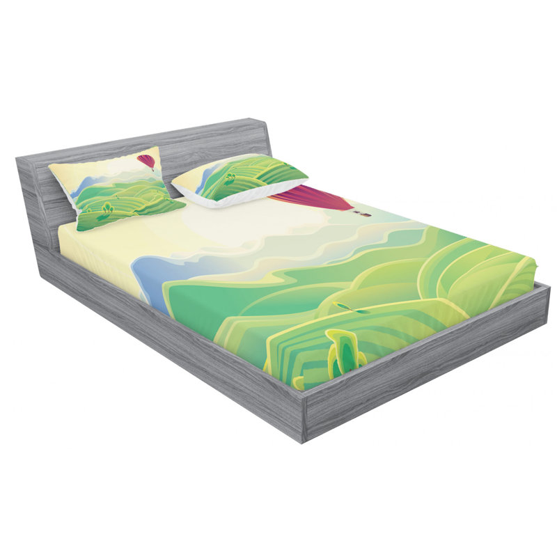 Microfiber Sheet Set, Full Sheet Set with Fitted Sheet