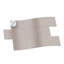 14cm W x 28cm L Aluminum Peel and Stick Subway Tile-1114395841