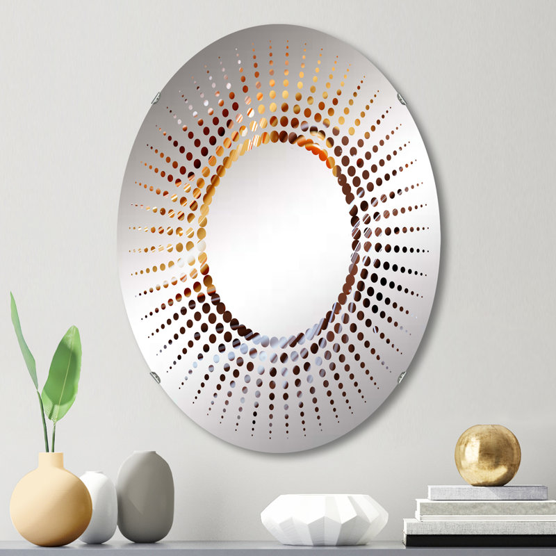 Brigita Oval Mirror, 20" W x 30" H