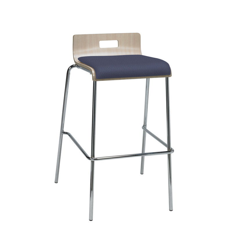 Jive Low Back 30" Bar Stool, Natural, Grape