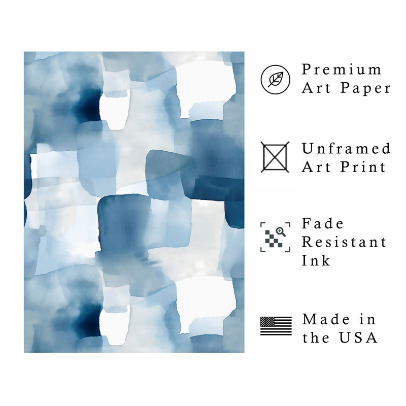 «Abstract Abstract Scandinavian Dreams X III», reproduction d'art non encadrée, H 14 po x l 11 po