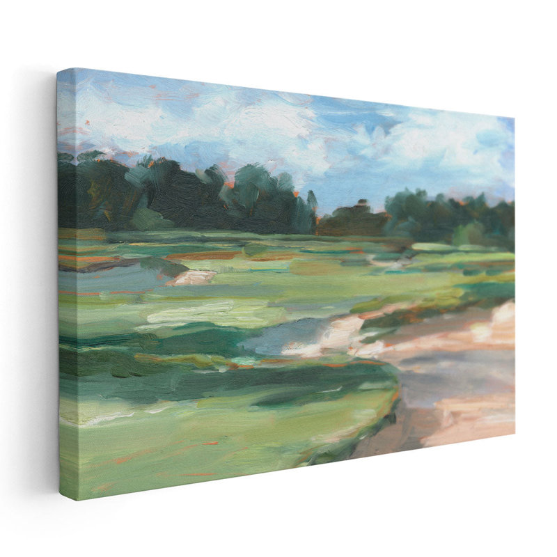 Golf Course Study II - Canvas Print Wall Art, 32" H x48" W