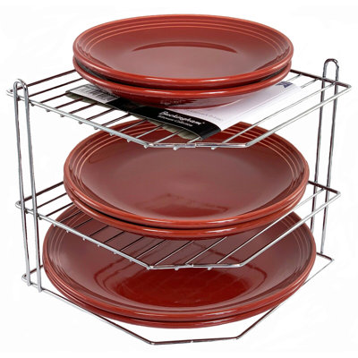 Buckingham 3 Tier Plate Organising Kitchen Rack