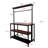 Kitchen Island, Bakers Rack, Island Table For Kitchen,3 Tier Microwave Stand Oven Shelf With Storage, Storage Shelf For Kitchen Dining Room Living Room,3 Hooks