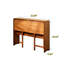 Table pliante en bambou, bureau d'ordinateur peu encombrant
