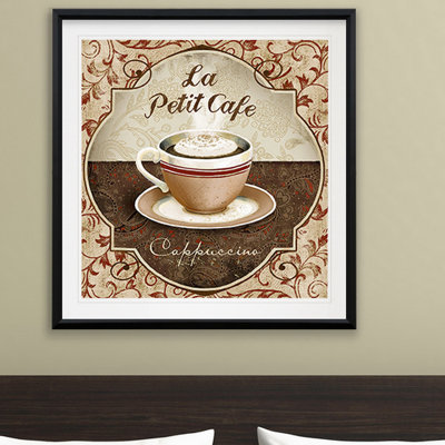 Cappuccino - reproduction de cadre photo sur papier