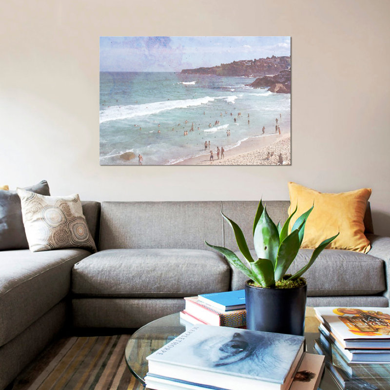 «Day At the Beach III», reproduction sur toile, H 40 po x l 60 po x P 1,5 po, Toile tendue, Pas de tapis