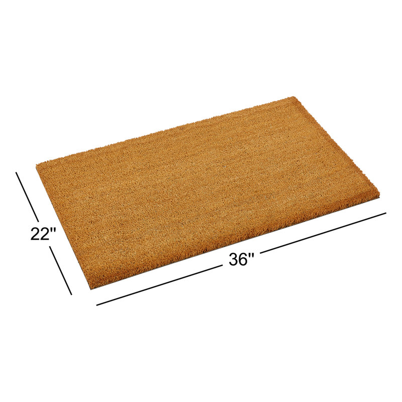 Tapis d'extérieur en fibre de coco Mantra, L 22 po x L 36 po