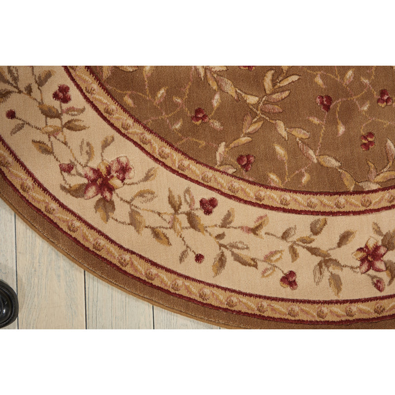Tapis à aire beige en laine Fairchild, Tapis de couloir 2 pi 3 po x 8 pi