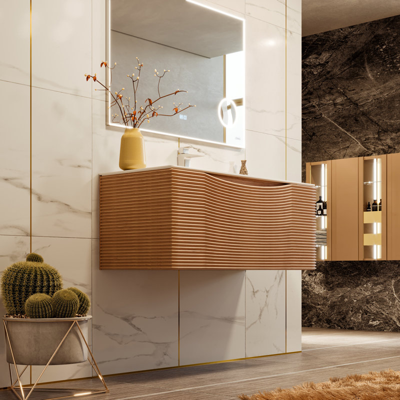 Ensemble de meuble-lavabo mural simple 32 po Kambrey