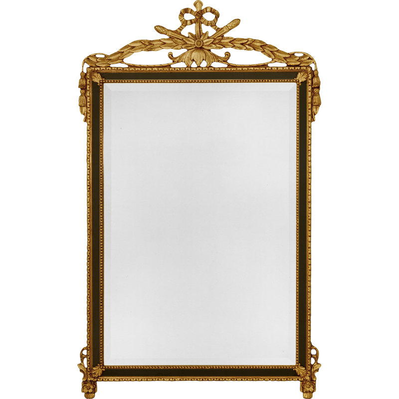 The Carlyle Flat Beveled Wall Mirror, 56" x 35" 