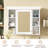 35.51'' * 7.01'' 29.52'' White Wall Mounted Bathroom Storage With Mirror Door, Versatile Solution, High - Quality , Adjustable Shelves, Soft Close Hinges, Silver Metal Handle, Luxury Design, Modern