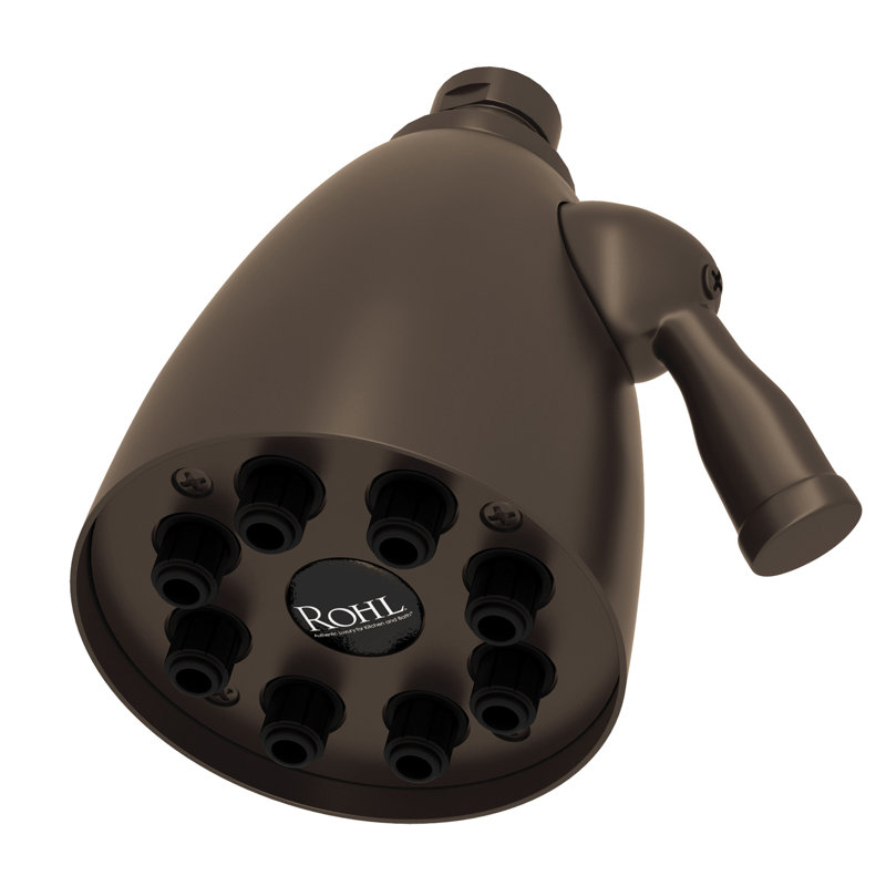Calliano 4" Multi-Function Showerhead, Tuscan Brass