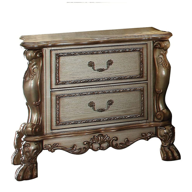 Table de chevet 2 tiroirs Patina and Bone